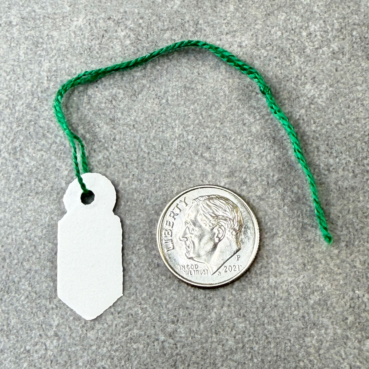 DTA6065 = Paper String Tag 3/4"x5/16" (Pkg of 1000)