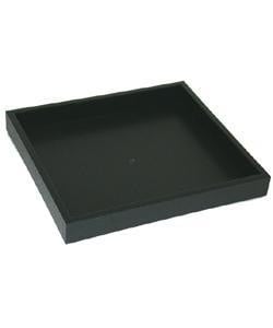 DTR1105 = TRAY STACKABLE  BLACK 1/2 SIZE  1'' DEEP