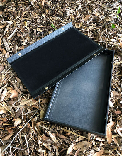 DTR1200 = Jewelry Tray with Double Snap Lid 1'' Deep