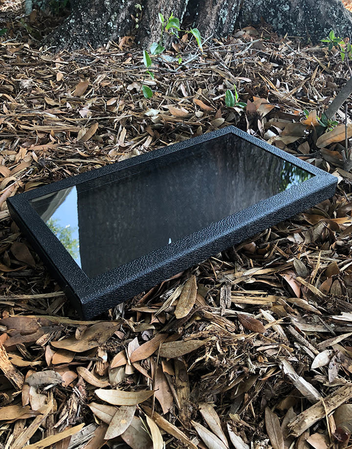 DTR1350 =  Jewelry Tray with a Magnetic See Through Lid 1'' Deep