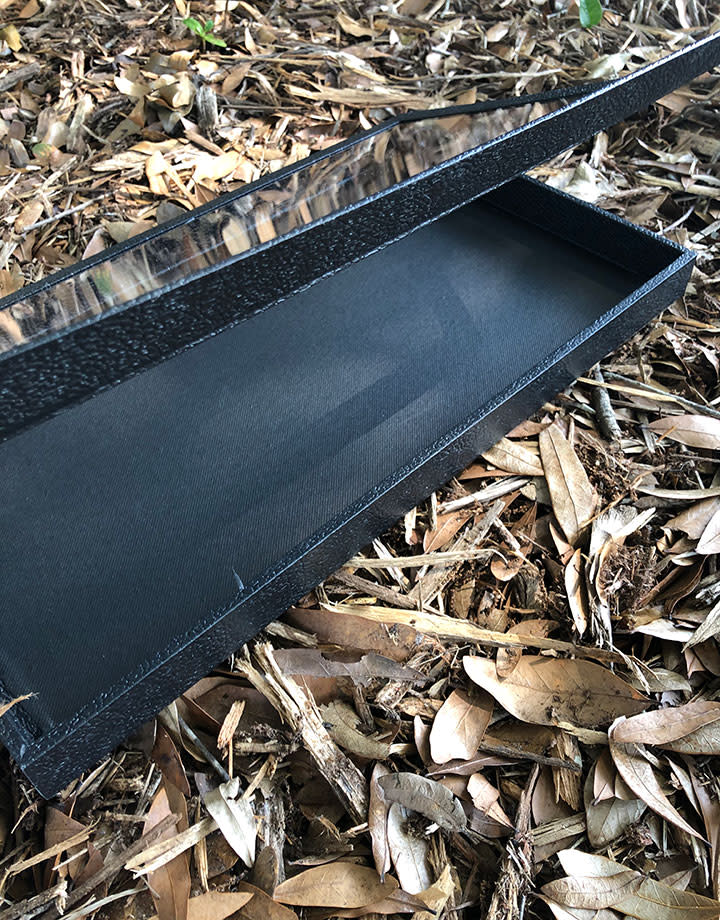 DTR1350 =  Jewelry Tray with a Magnetic See Through Lid 1'' Deep