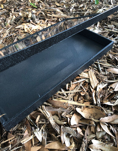 DTR1350 =  Jewelry Tray with a Magnetic See Through Lid 1'' Deep