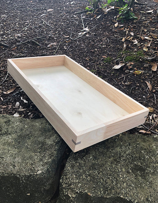 DTR2001 = Stackable Wooden Display Tray 1.5'' deep