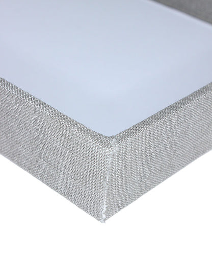 DTR7001 = Grey Linen Covered Display Trays 14-7/8''L x 8-3/8''W x 1.5''D