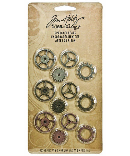 EB2003 = Sprocket Gears by Tim Holtz  (Pkg of 12)