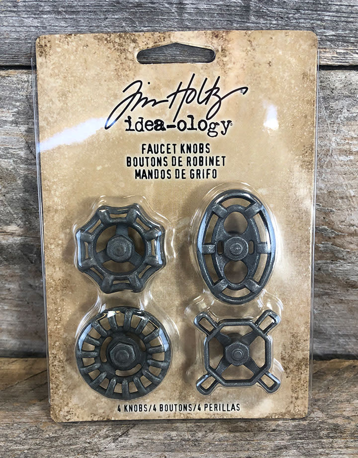 EB2044 = Faucet Knobs by Tim Holtz (Pkg of 4)