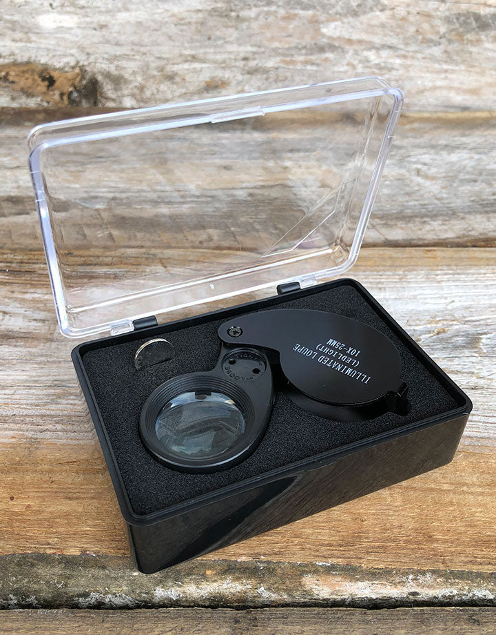 EL2716 = 10X Economy Lighted Loupe with 1" lens