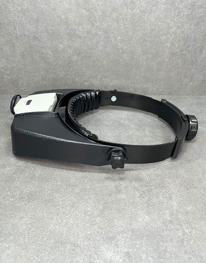 EL9950 = Economy Headband Magnifier with Dual Lenses & LED Light