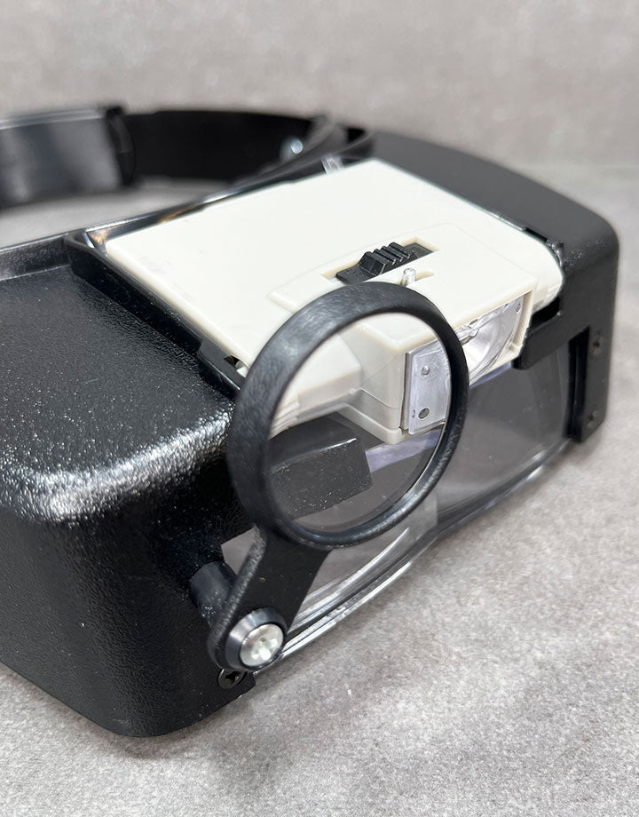 EL9950 = Economy Headband Magnifier with Dual Lenses & LED Light