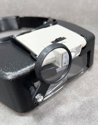 EL9950 = Economy Headband Magnifier with Dual Lenses & LED Light