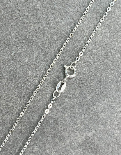 FCable035 = Sterling Flat Cable Chain 1.4mm