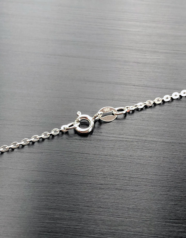 FCable035 = Sterling Flat Cable Chain 1.4mm