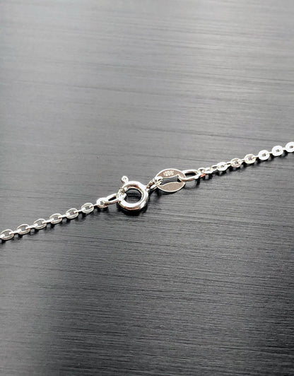 FCable035 = Sterling Flat Cable Chain 1.4mm