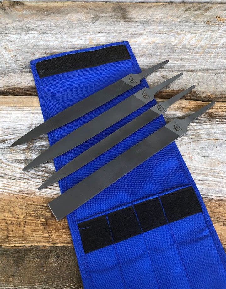 FI3299 = Grobet Hand File Set 2 Cut (4pcs)