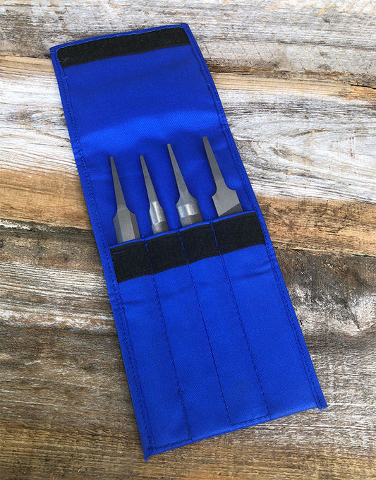 FI3299 = Grobet Hand File Set 2 Cut (4pcs)