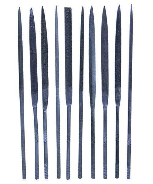 FI6004 = Economy Needle File Set - Cut 2 - 5-1/2'' (10 pcs)
