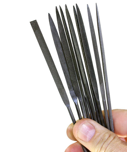 FI6004 = Economy Needle File Set - Cut 2 - 5-1/2'' (10 pcs)