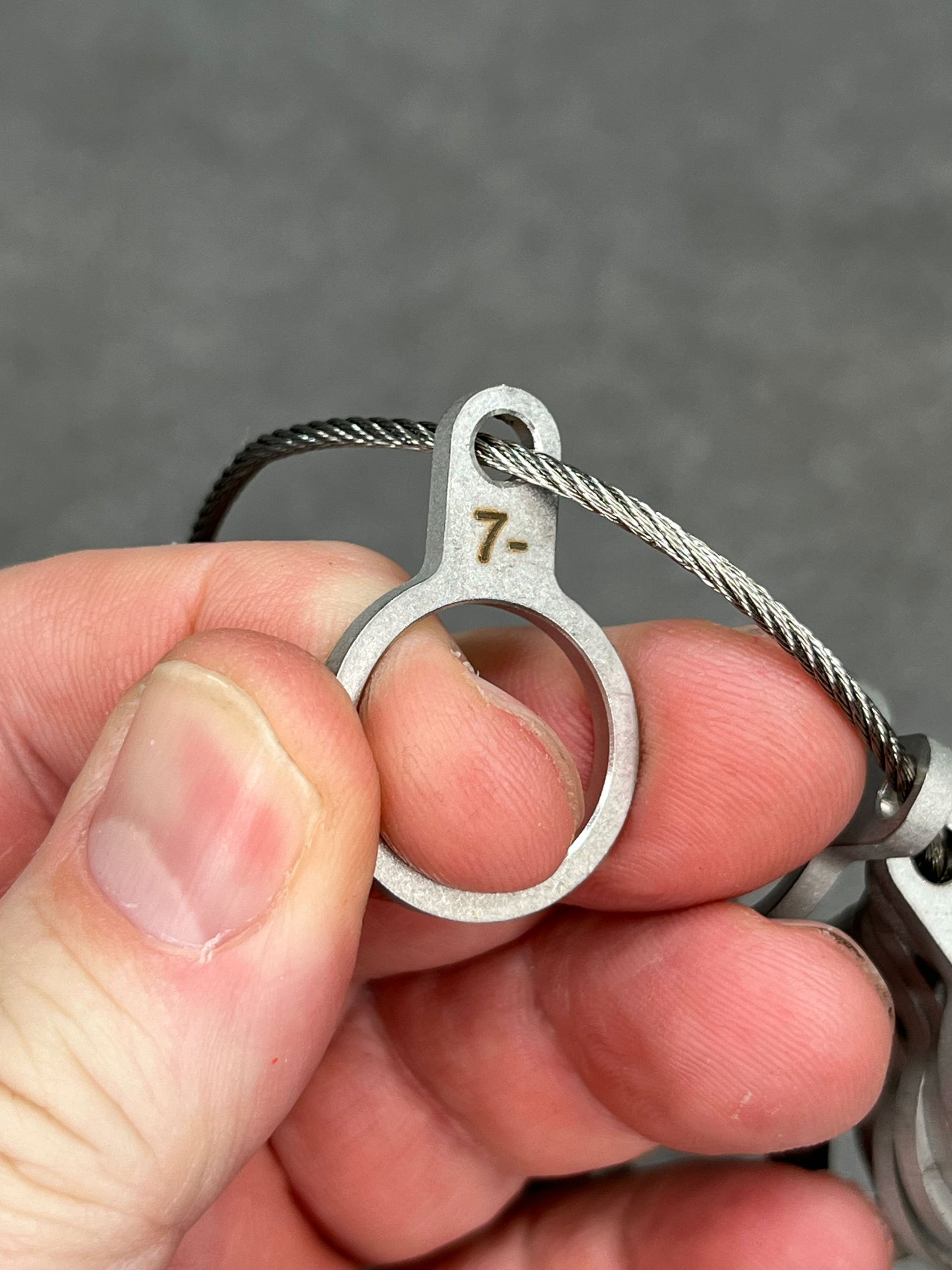 GA1528 = Durston Finger Sizer Set Sizes 1-16US