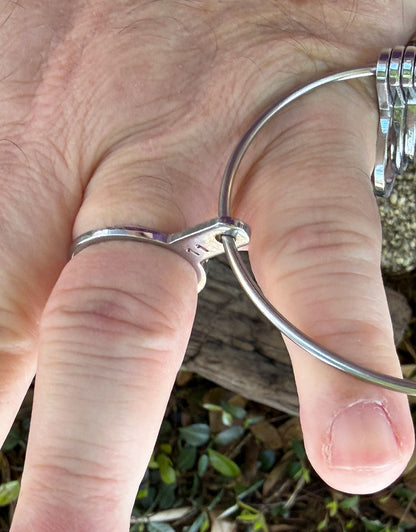 GA259 = Flat Metal Finger Sizer Set (0-15 US)