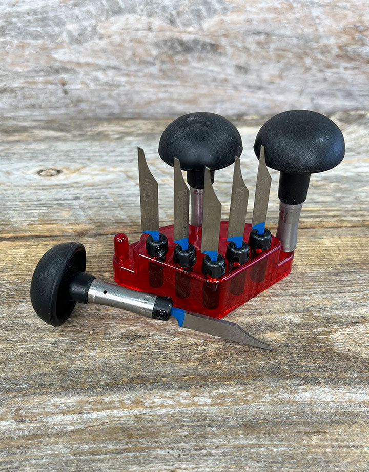 GR2150 = Graver Kit with 6 Gravers and 3 Graduated Quickchange Handles