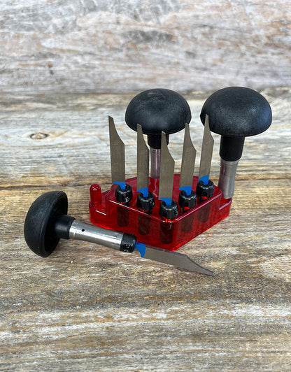 GR2150 = Graver Kit with 6 Gravers and 3 Graduated Quickchange Handles