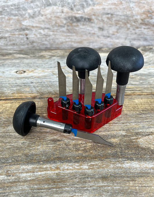 GR2150 = Graver Kit with 6 Gravers and 3 Graduated Quickchange Handles