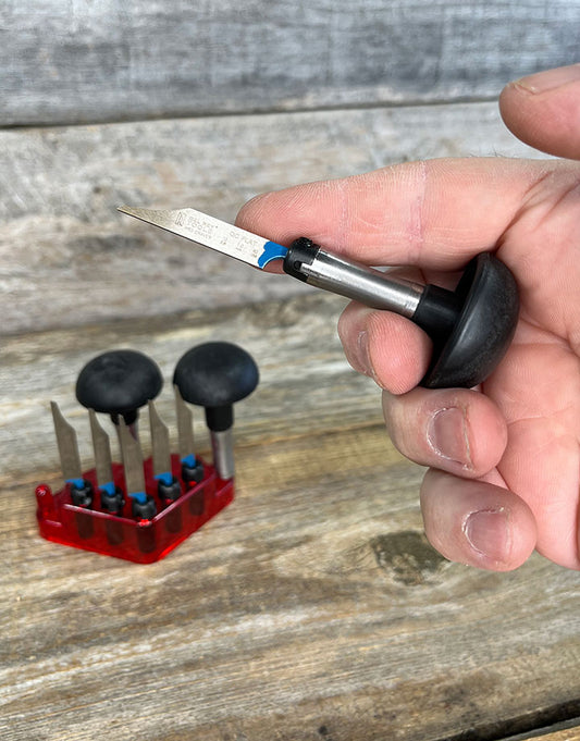 GR2150 = Graver Kit with 6 Gravers and 3 Graduated Quickchange Handles