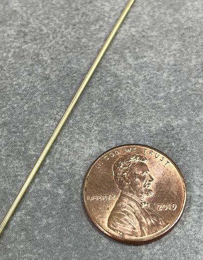 GW = 14K Yellow Gold Round Wire (sold by the inch)