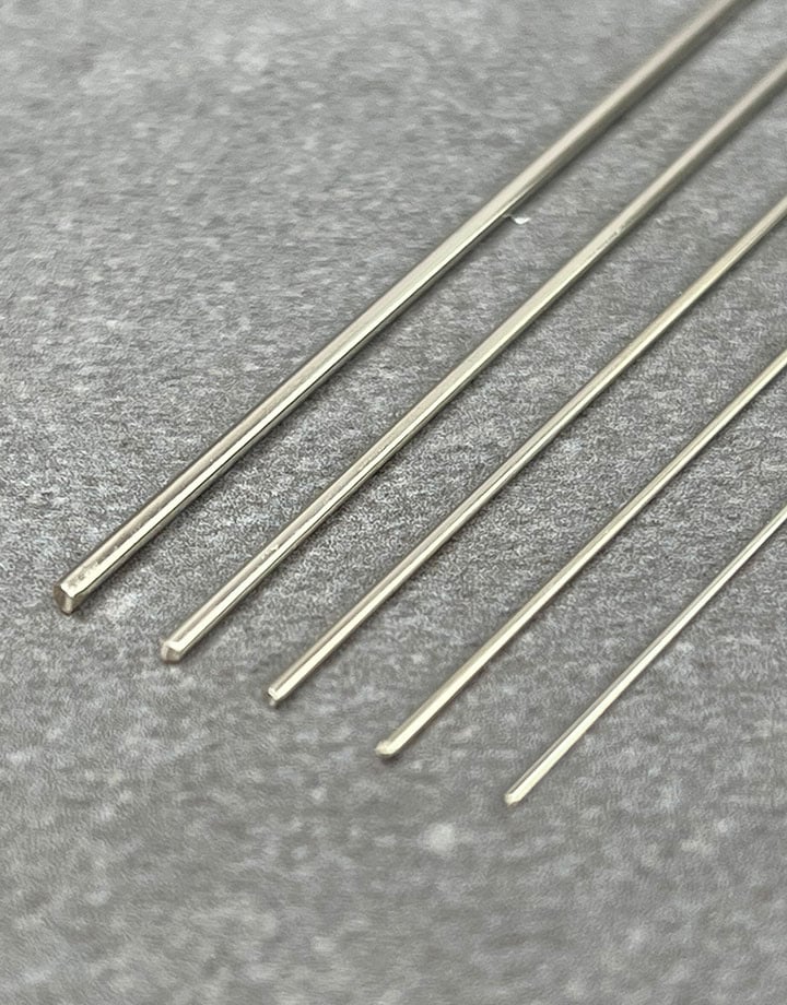 GWW = 14K White Gold Round Wire (sold by the inch)