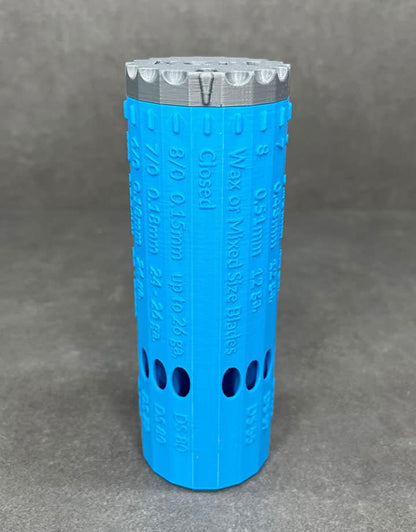 HO5100 = KERF Jeweler's Saw Blade Organizer and Dispenser