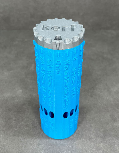 HO5100 = KERF Jeweler's Saw Blade Organizer and Dispenser