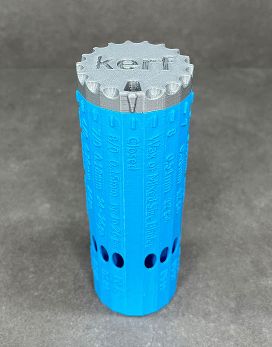 HO5100 = KERF Jeweler's Saw Blade Organizer and Dispenser