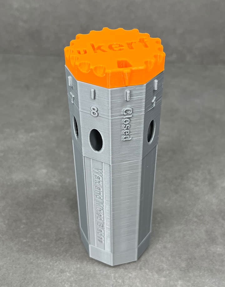 HO5101 = uKERF Customizable Jeweler's Saw Blade Organizer and Dispenser