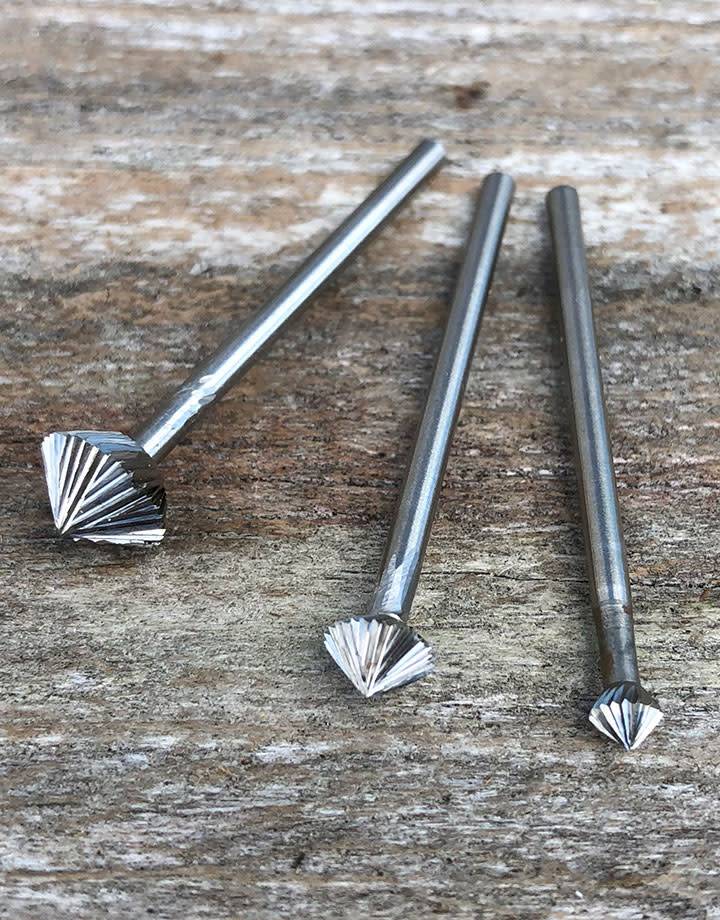 19-4XX = High Speed Steel 90deg Bearing Bur (Choose Size)
