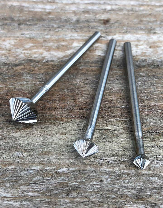 19-4XX = High Speed Steel 90deg Bearing Bur (Choose Size)