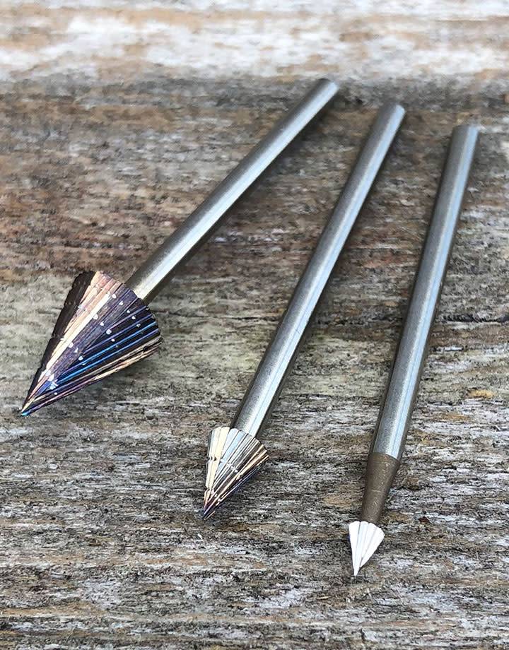 19-5XX = High Speed Steel Cone Bur (Choose Size)