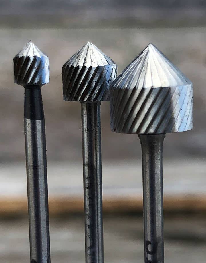 19-6XX = High Speed Steel Setting Bur (Choose Size)