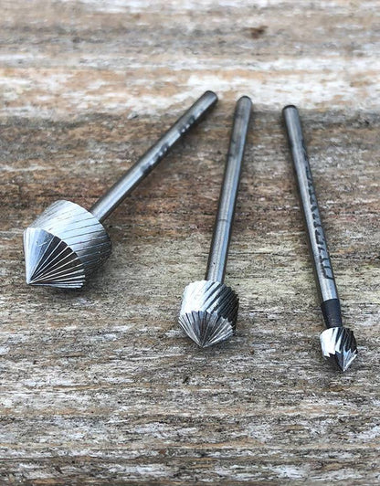 19-6XX = High Speed Steel Setting Bur (Choose Size)
