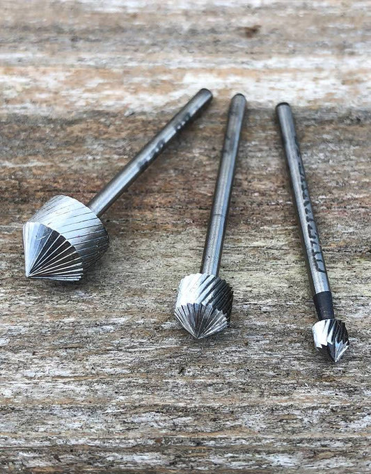 19-6XX = High Speed Steel Setting Bur (Choose Size)