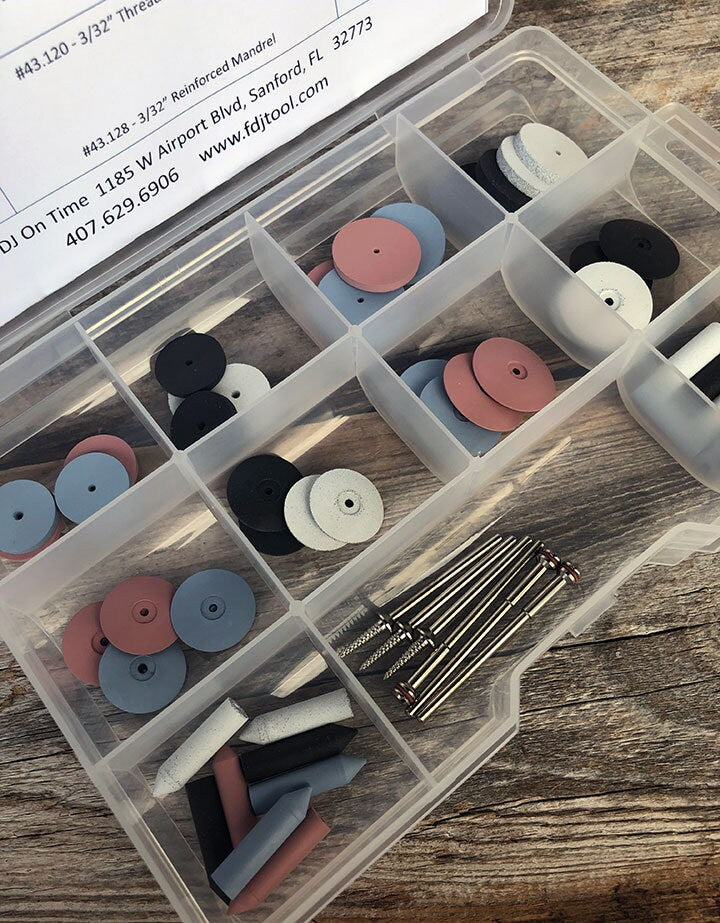 ST1390 = EVE Silicon Abrasives Assortment 54pcs