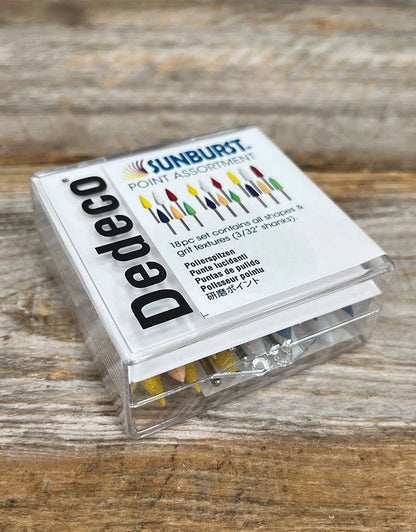 ST1400 = Dedeco Aluminum Oxide Polishing Point Assortment 18pc Kit