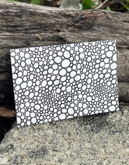 XLP0146 = Foam Laser Engraved Metal Sheet 3x2" = Textured Jewelry Blank = Copper, Brass & More