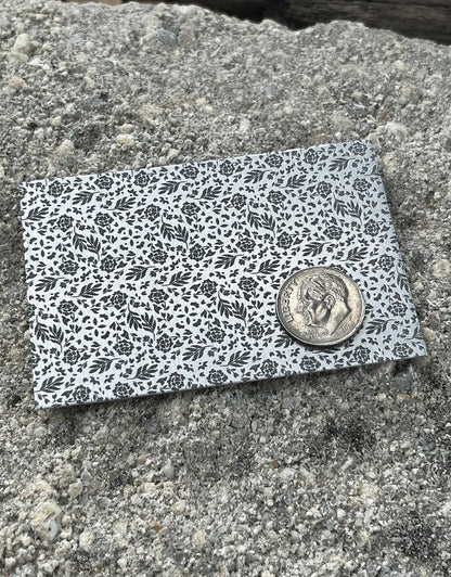 XLP0143 = Floral Zigzag Pattern Laser Engraved Metal Sheet 3x2" = Textured Jewelry Blank = Copper, Brass & More