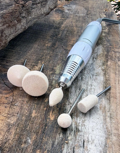 17-12XX = Mounted Felt Polishing Buffs for Flexshaft and Micromotor