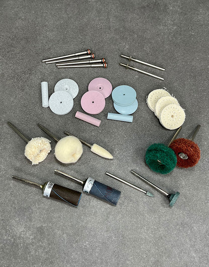 KIT109 = Beginner's Jewelry Polishing Kit with Micromotor