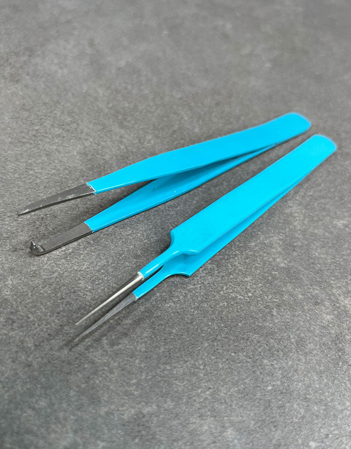 KIT304 = Beader's Tools Set in Storage Pouch - Light Blue