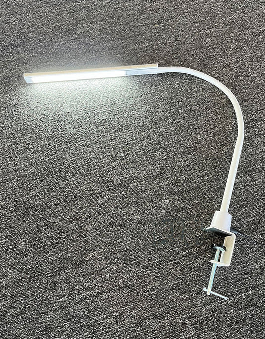 LM1908 = LED Goose Neck Lamp in White