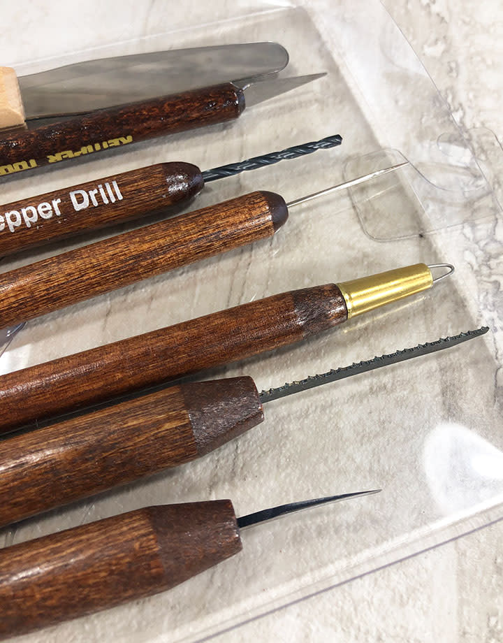 MC1000 = Kemper 7 Piece Clay Tool Kit CTK7