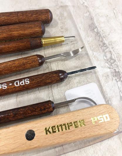 MC1000 = Kemper 7 Piece Clay Tool Kit CTK7