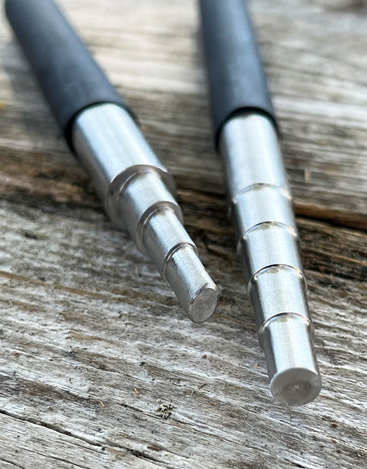 MD1155 = Mini Step Mandrels Set of 2 (1 Round, 1 Oval)